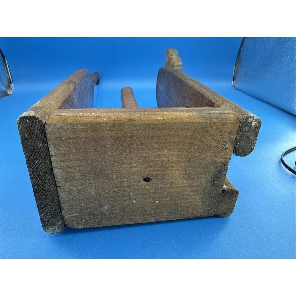 Vintage 1980s Wooden Cat Toilet Paper Towel Holder: Kitsch Cottage Decor
